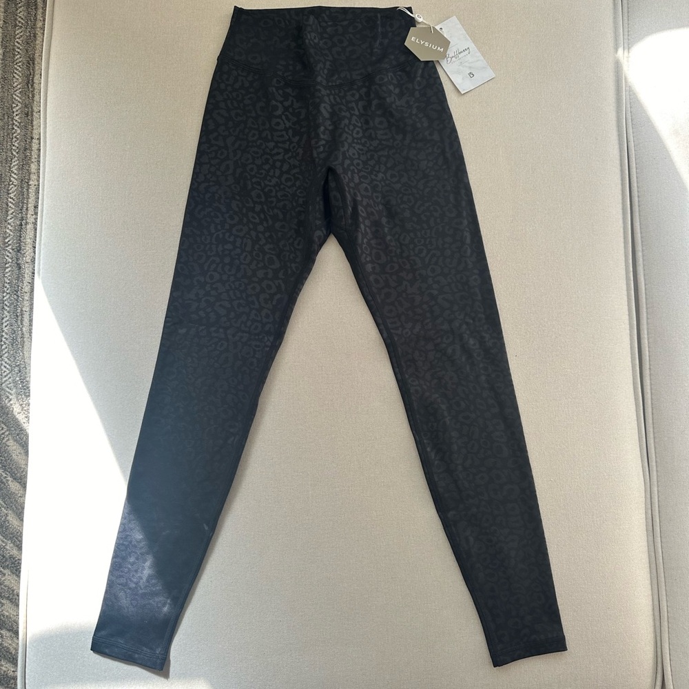 NEW Buffbunny Leggings Black Leo Print Size S
